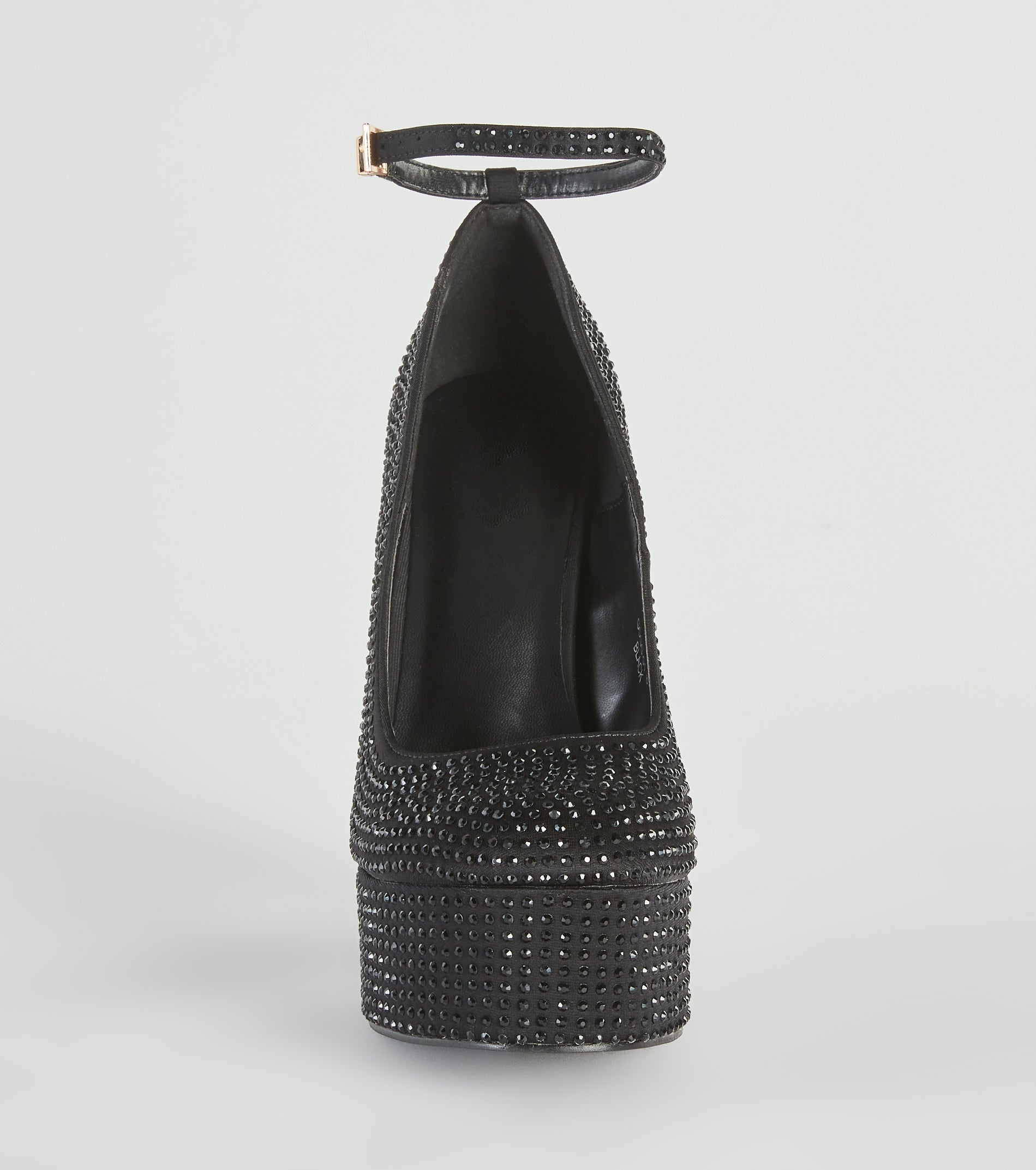 Glamour Queen Rhinestone Platform Pumps - Image 3