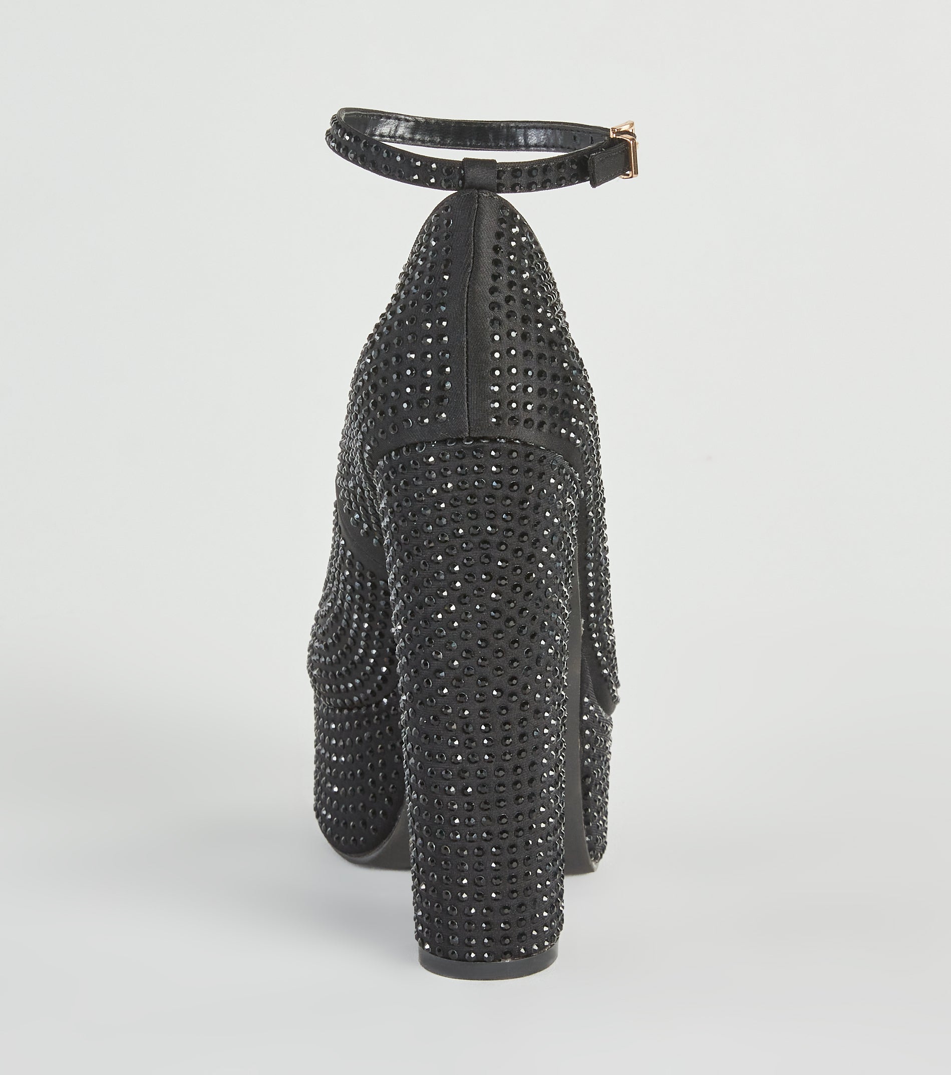 Glamour Queen Rhinestone Platform Pumps - Image 4