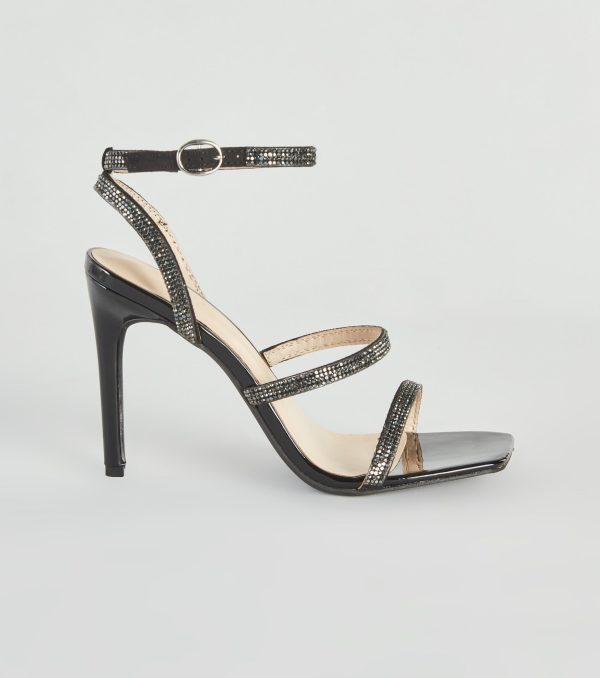 Time For Glitz Rhinestone Stiletto Heels - Image 2