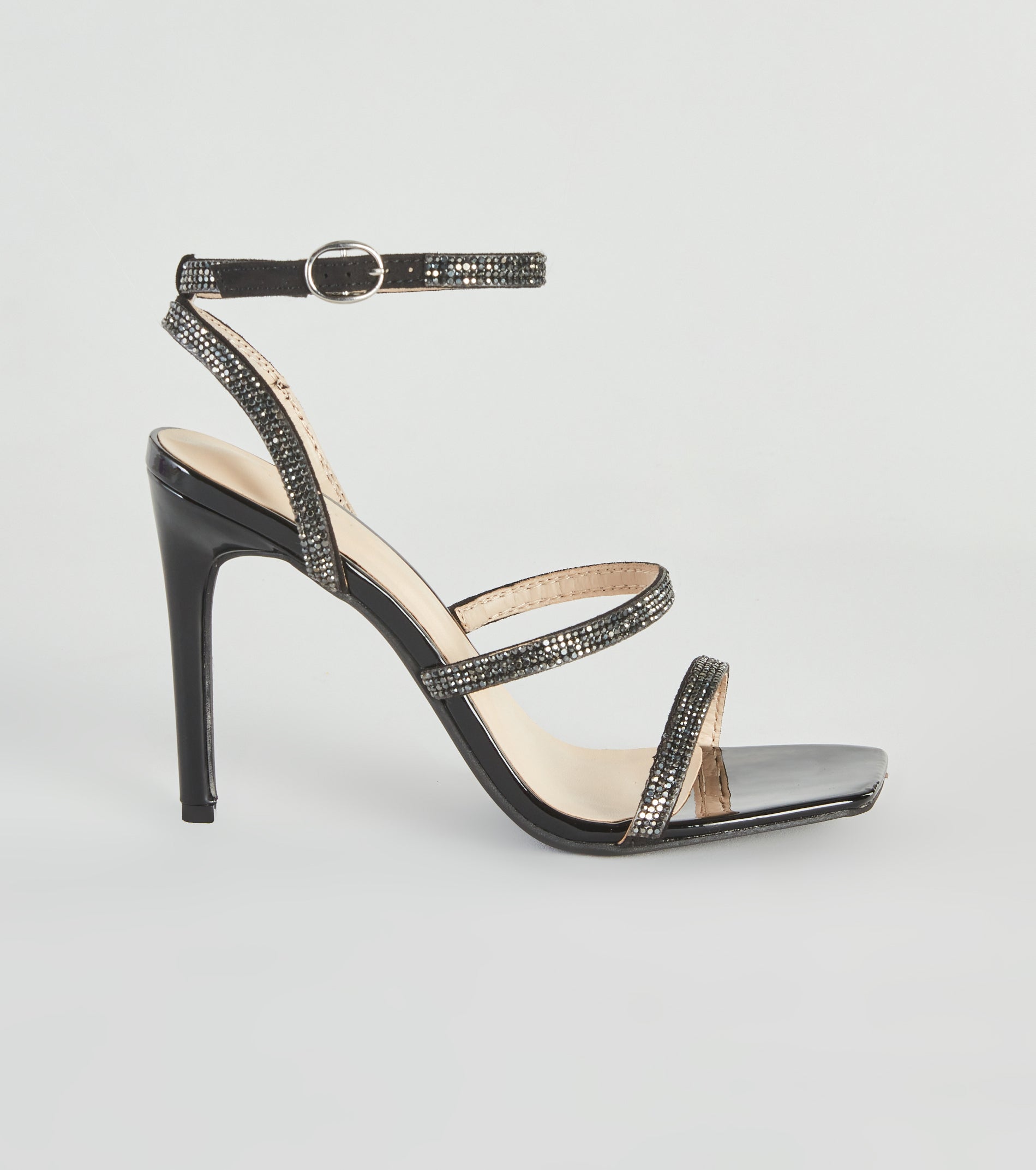 Time For Glitz Rhinestone Stiletto Heels - Image 2