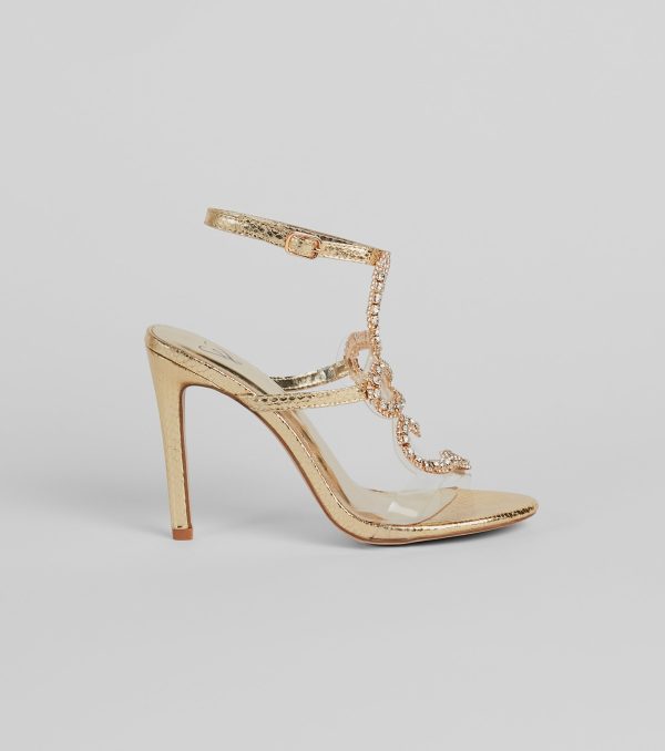 Slay Every Step Jeweled Snake Stiletto Heels - Image 2