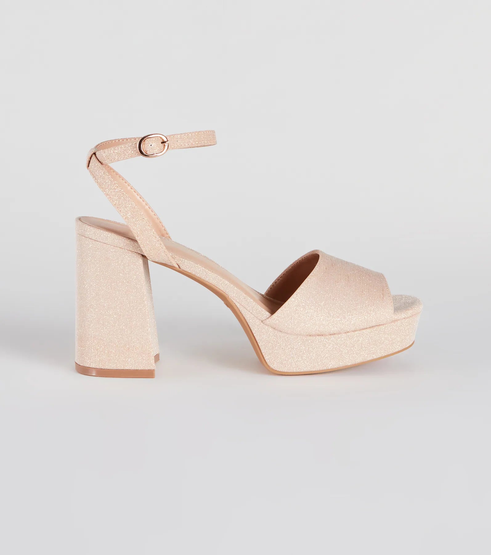 Time To Shine Glitter Platform Heels - Image 6