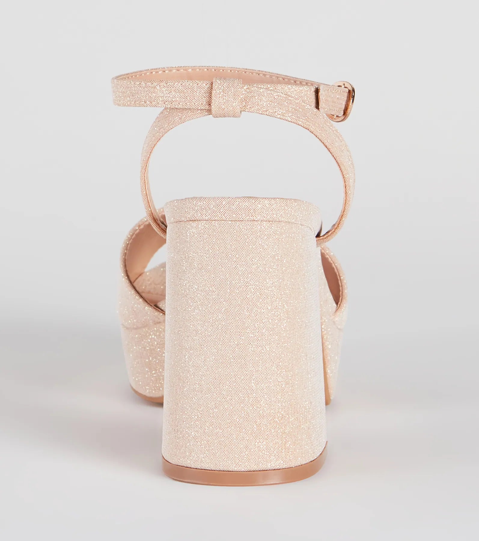 Time To Shine Glitter Platform Heels - Image 8