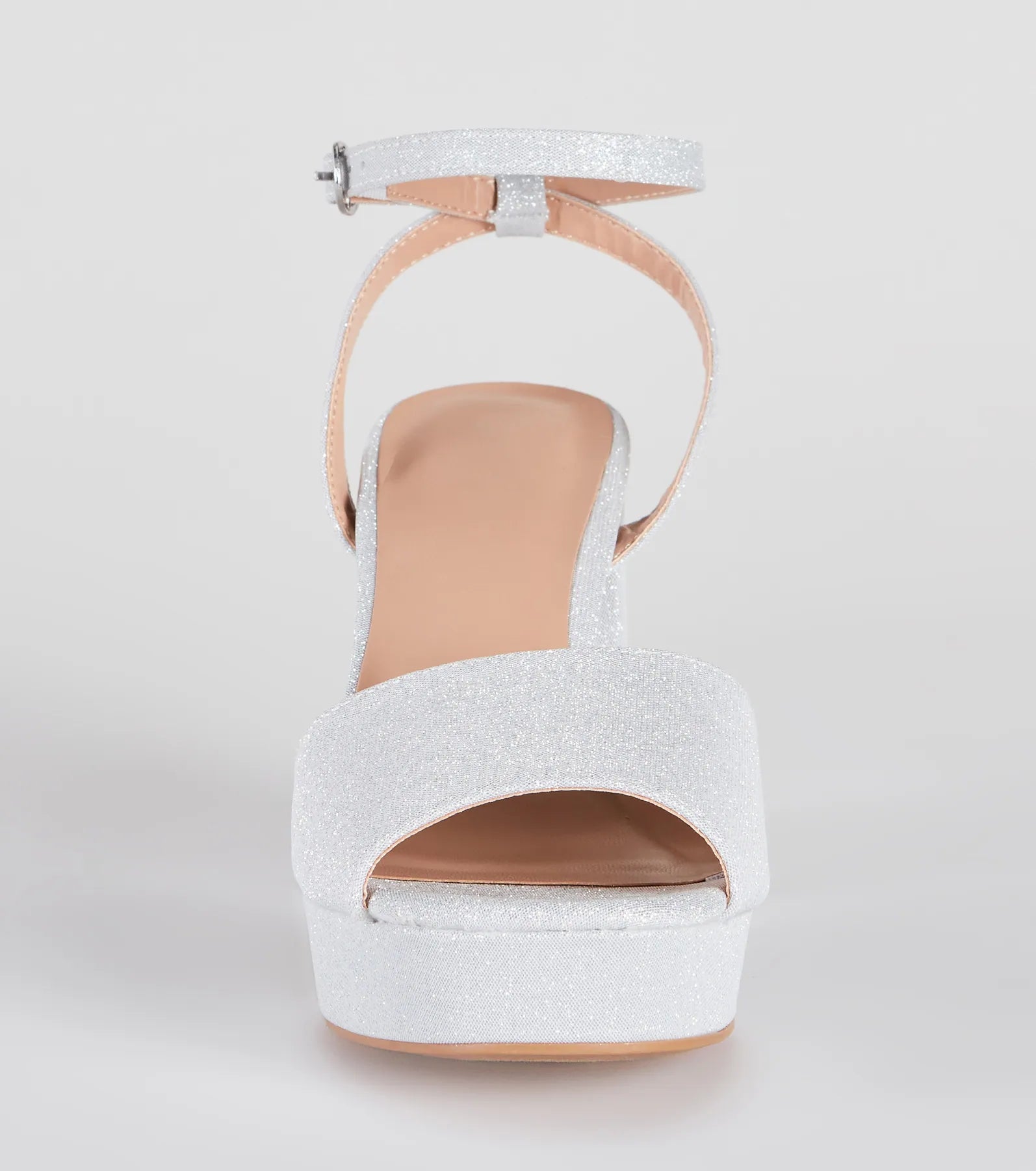 Time To Shine Glitter Platform Heels - Image 3