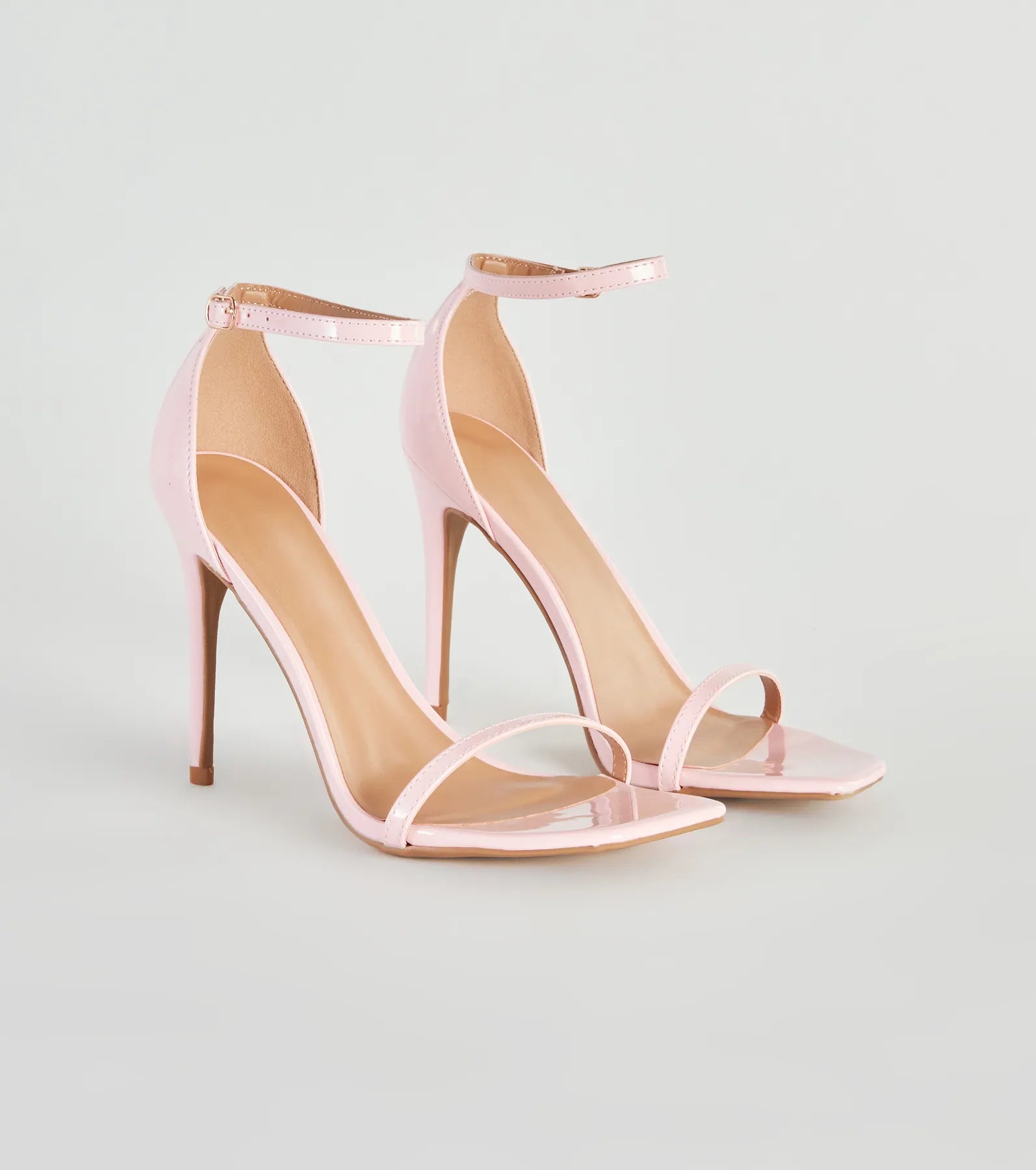 Classic Moves Faux Leather Stiletto Heels - Image 5