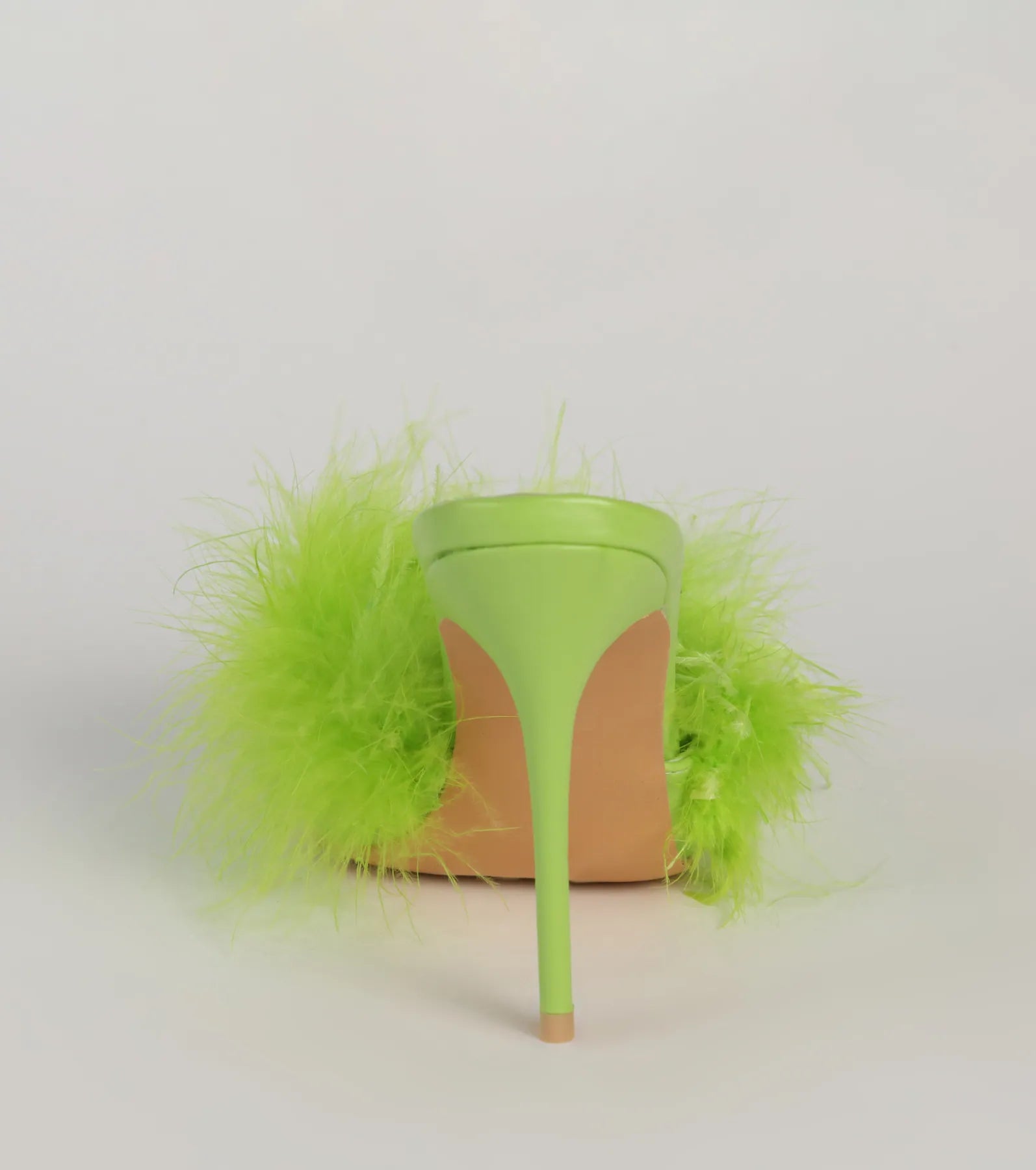 Diva Alert Marabou Feather Trim Pumps - Image 4