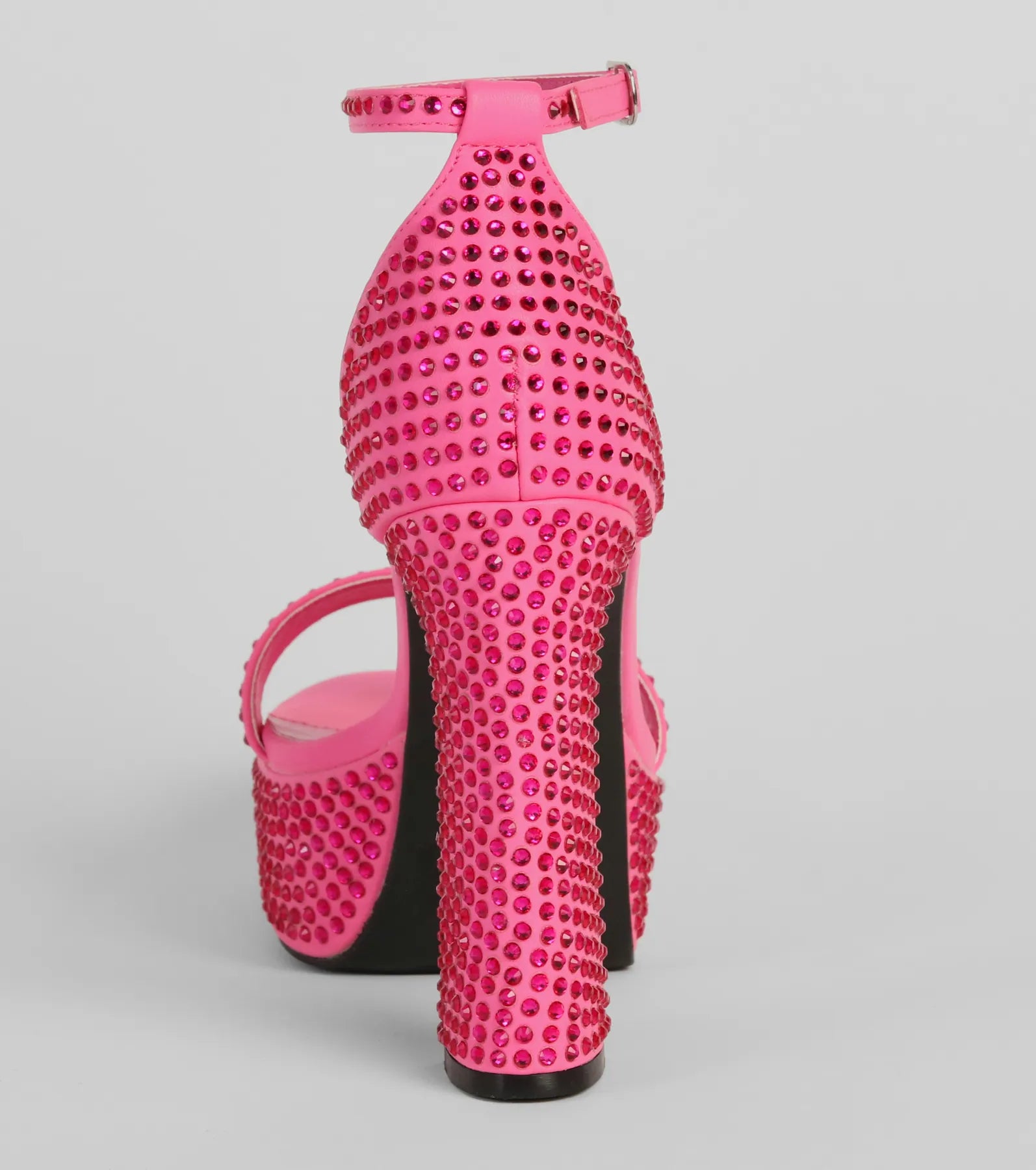 Party Moves Rhinestone Platform Heels - Image 4