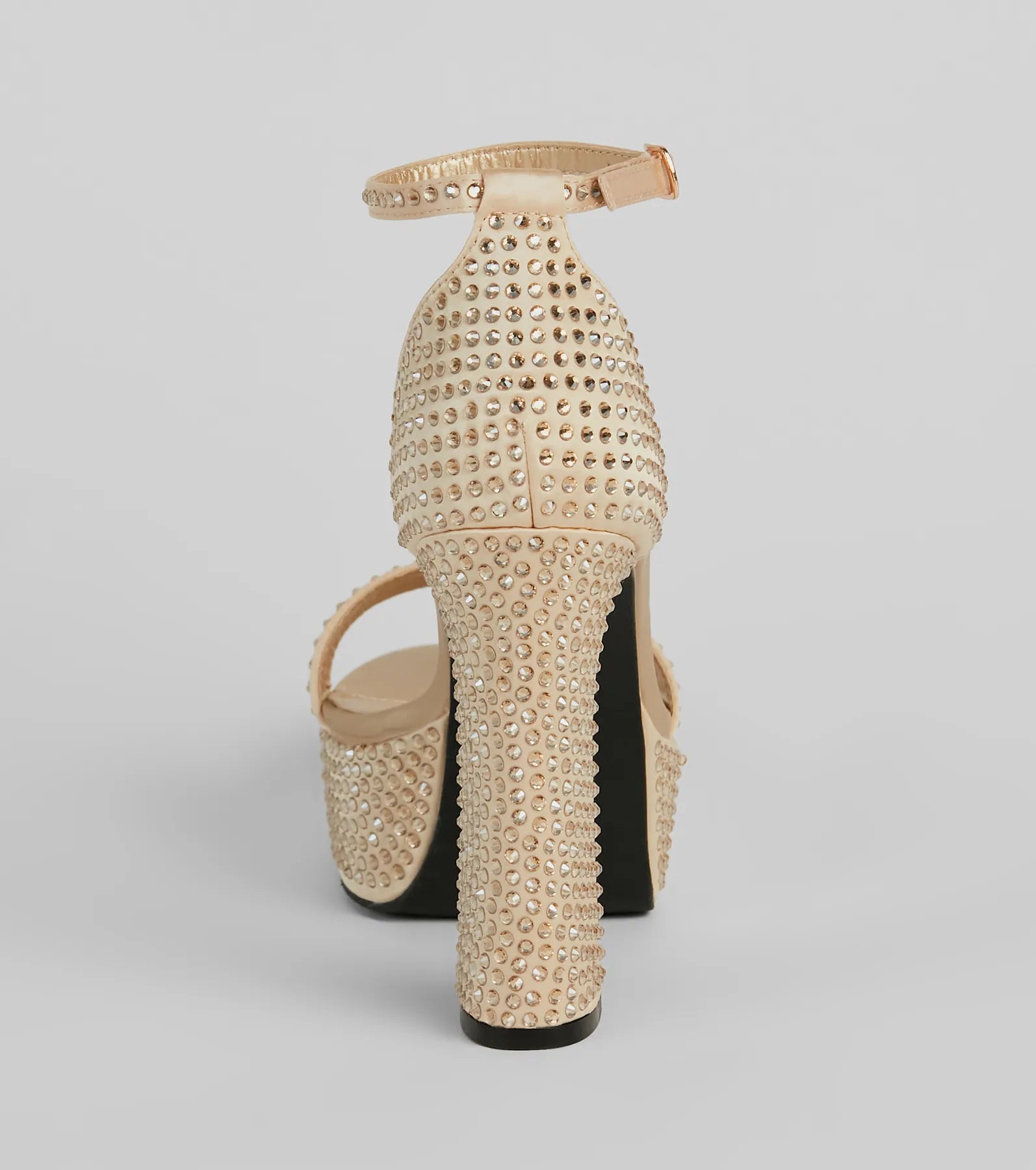 Party Moves Rhinestone Platform Heels - Image 8