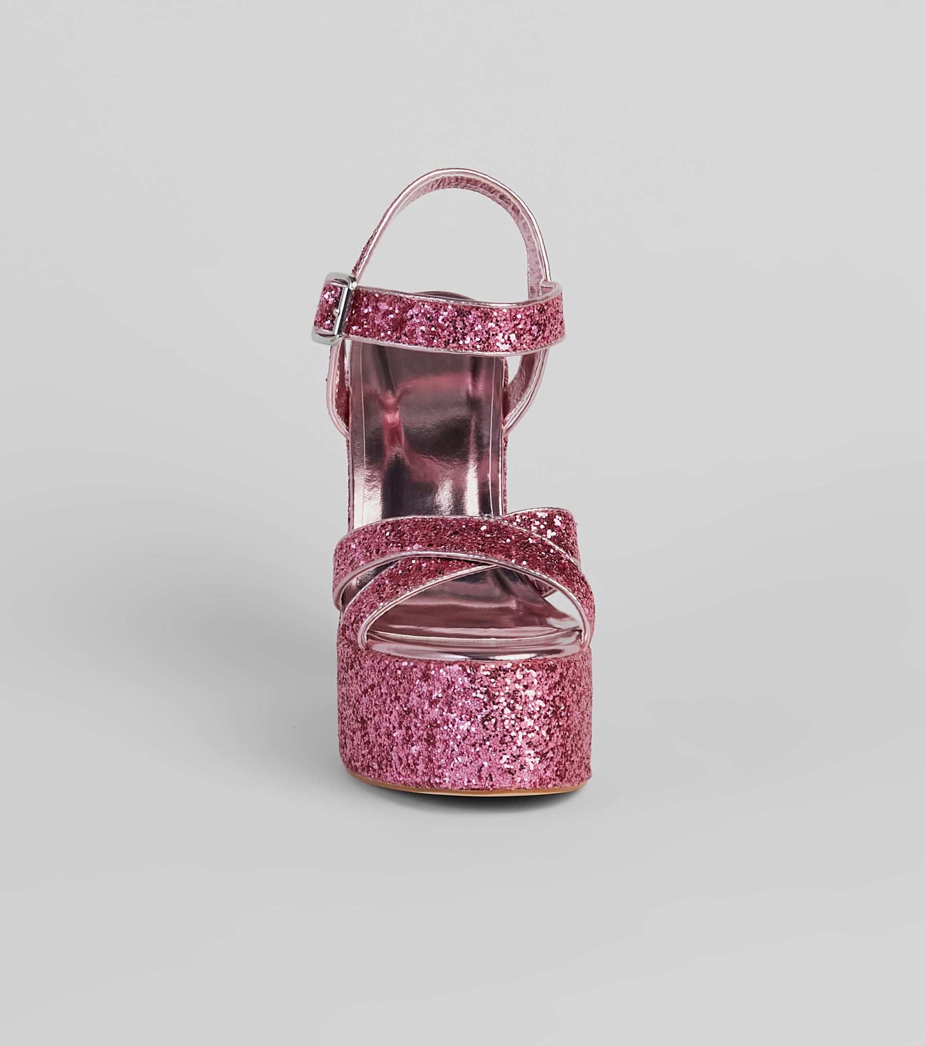 Step Into Sparkle Glitter Platform Heels - Image 3