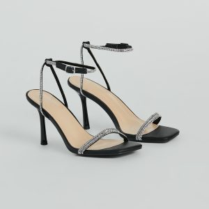 Strut In Fabulous Rhinestone Stiletto Heels