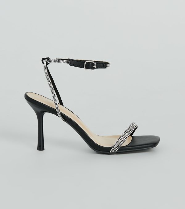 Strut In Fabulous Rhinestone Stiletto Heels - Image 2