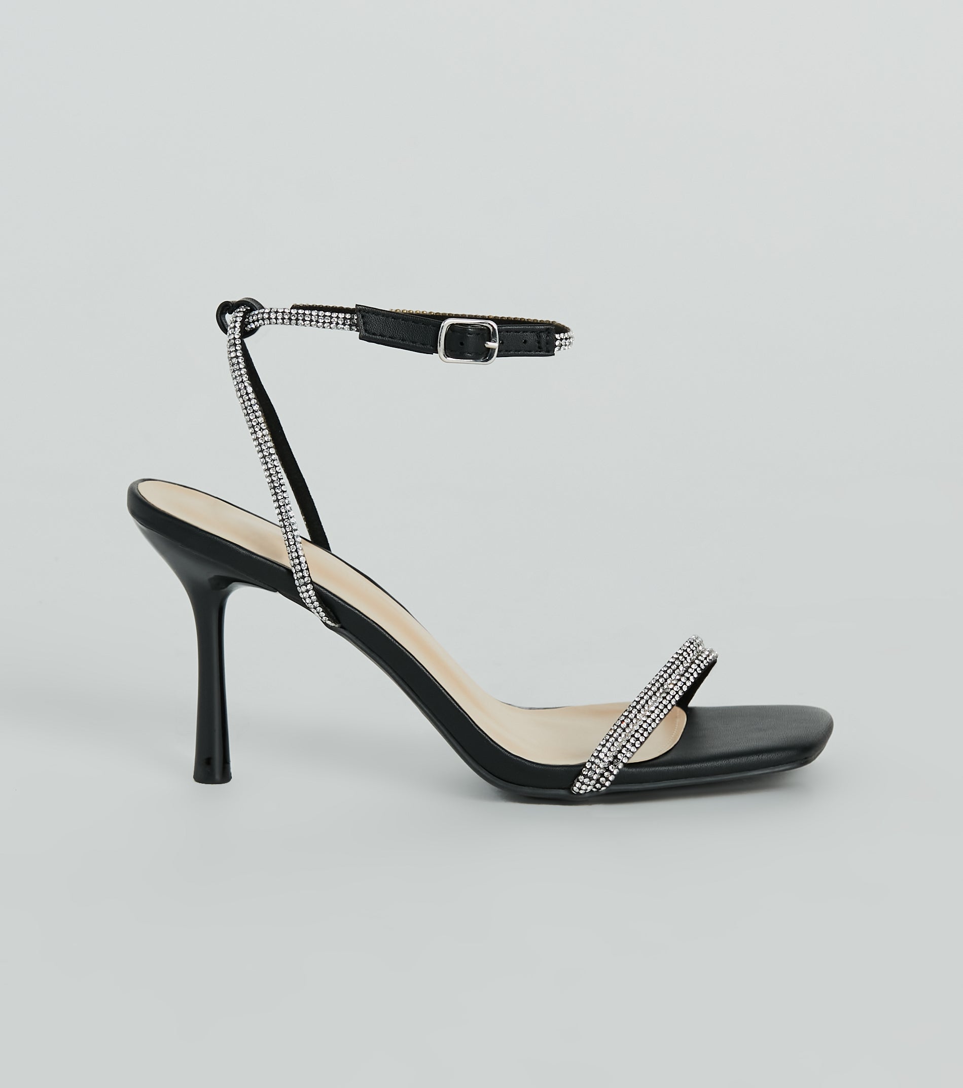 Strut In Fabulous Rhinestone Stiletto Heels - Image 2