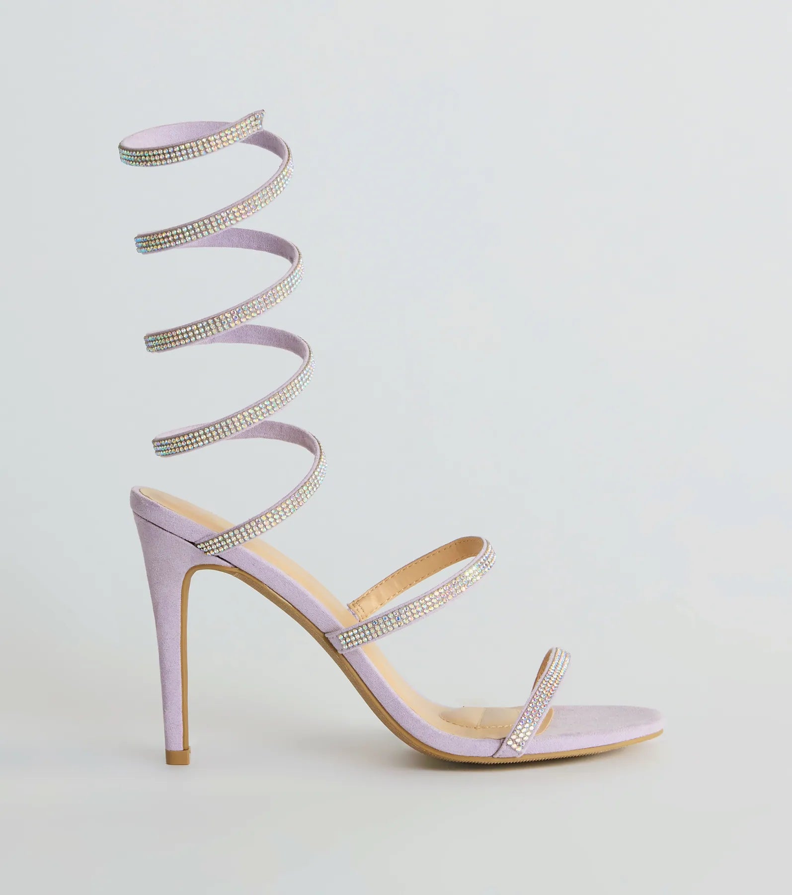 Spiral Rhinestone Stiletto Heels - Image 14