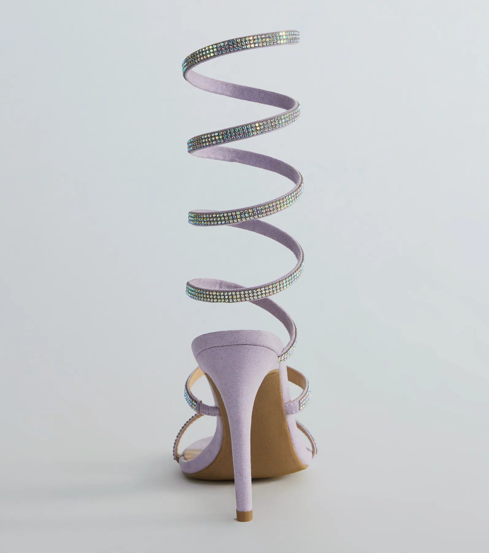 Spiral Rhinestone Stiletto Heels - Image 16