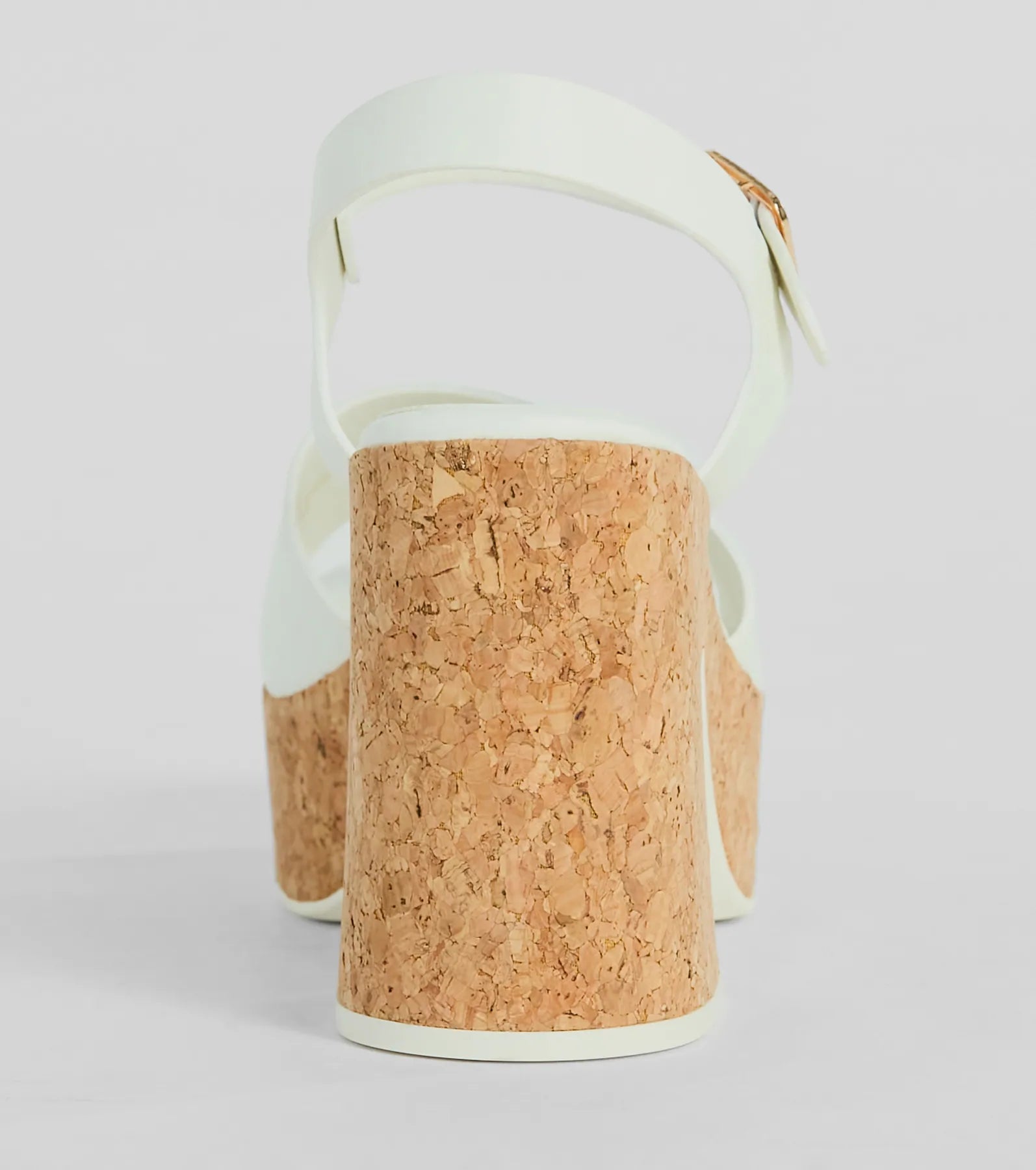 Up A Notch Cork Platform Block Heels - Image 7