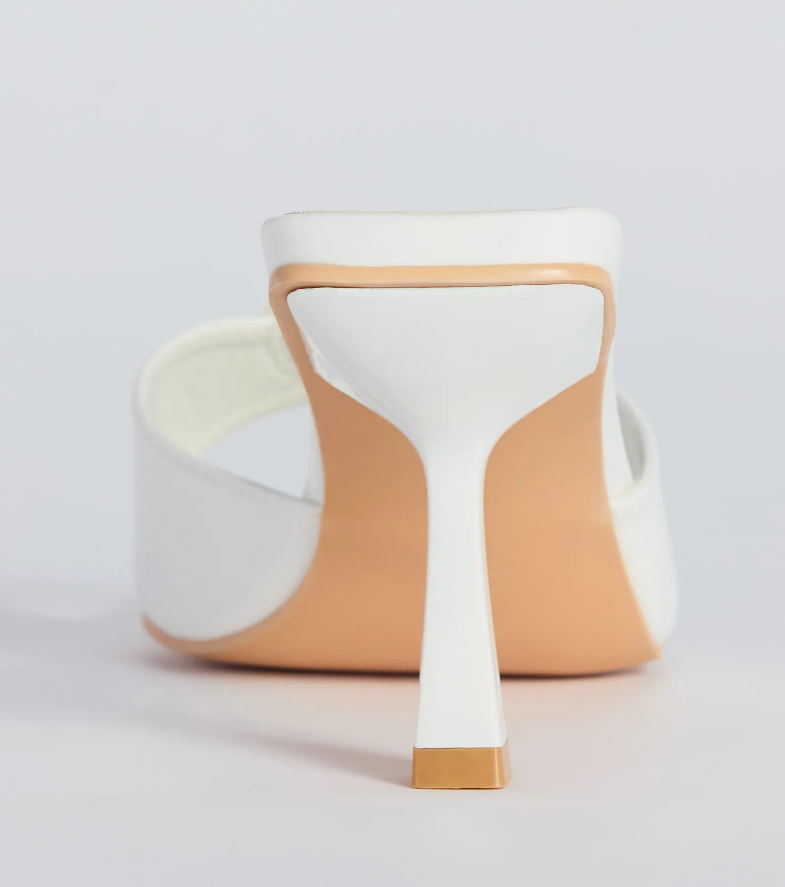 Heart Stopper Rhinestone Faux Leather Stiletto Heels - Image 4