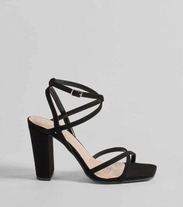 Stunning Summer Daze Strappy Block Heels - Image 10