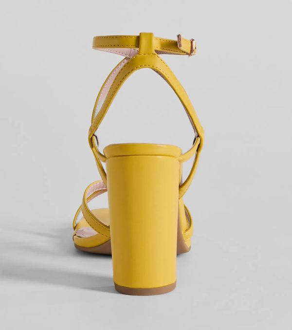 Stunning Summer Daze Strappy Block Heels - Image 8