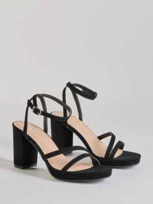 Stylish Slay Strappy Platform Block Heels