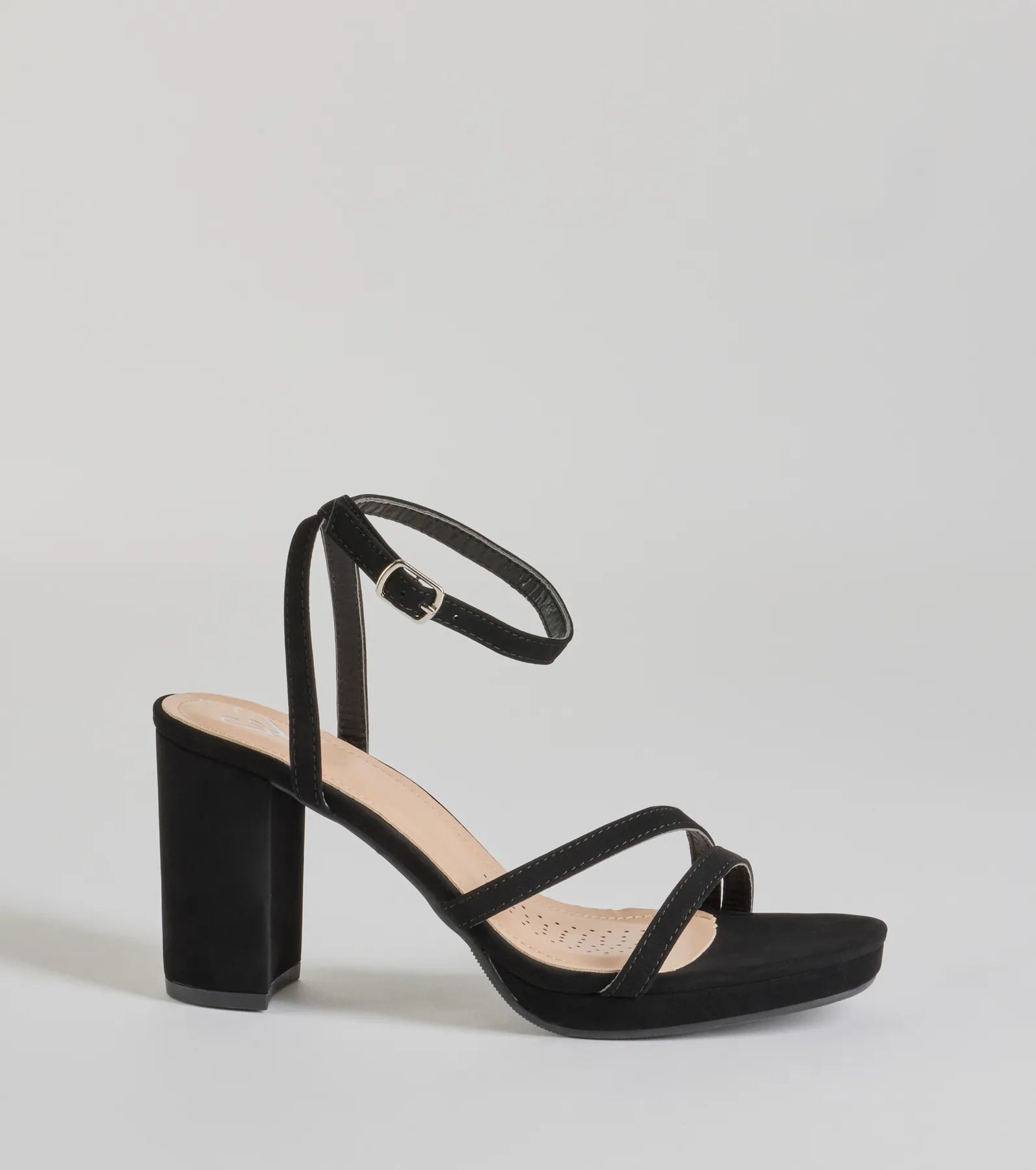Stylish Slay Strappy Platform Block Heels - Image 2