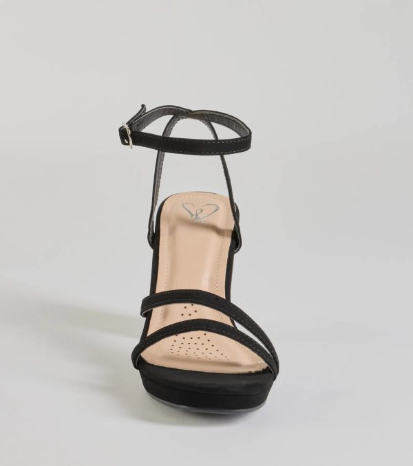 Stylish Slay Strappy Platform Block Heels - Image 3