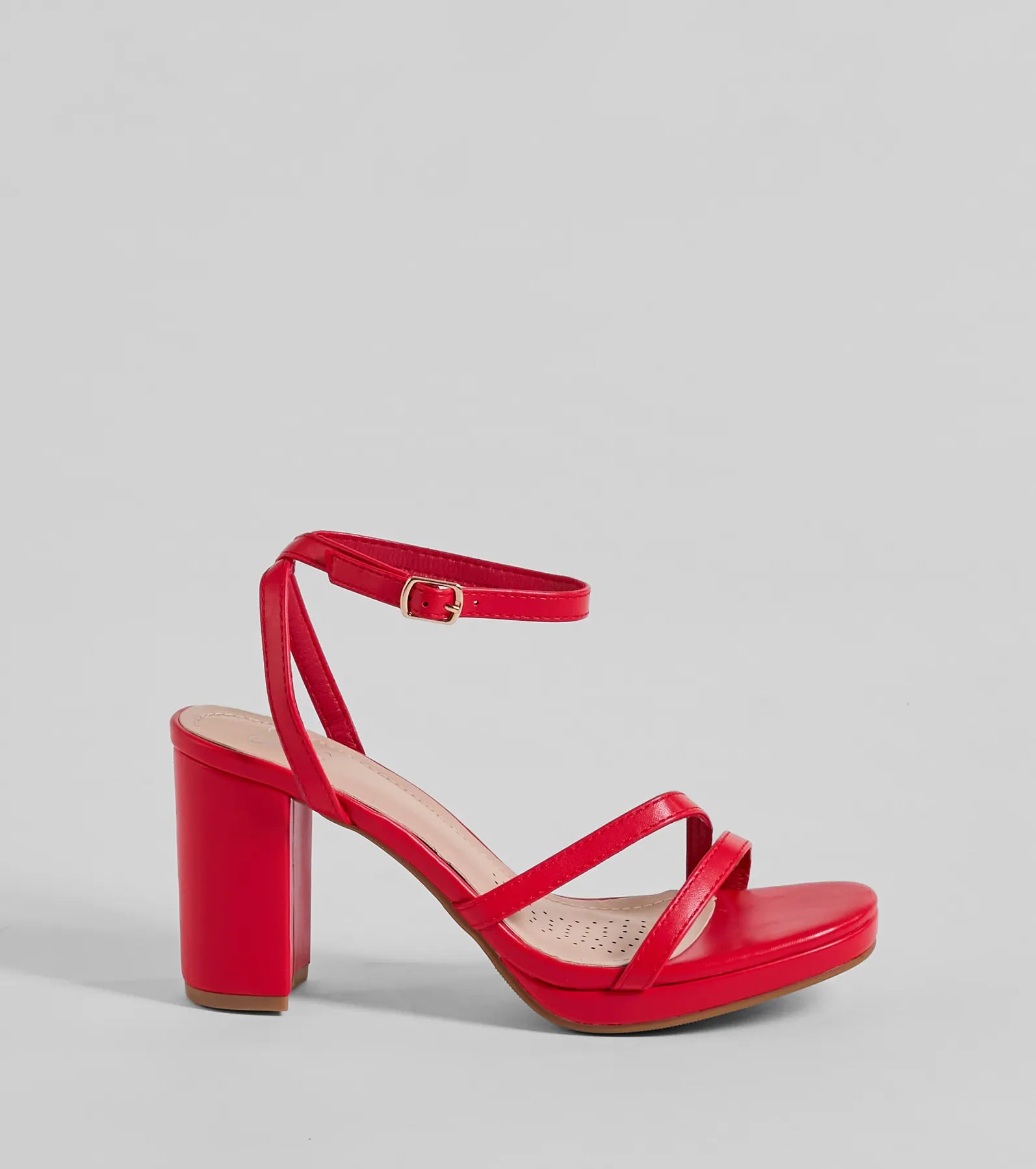 Stylish Slay Strappy Platform Block Heels - Image 6