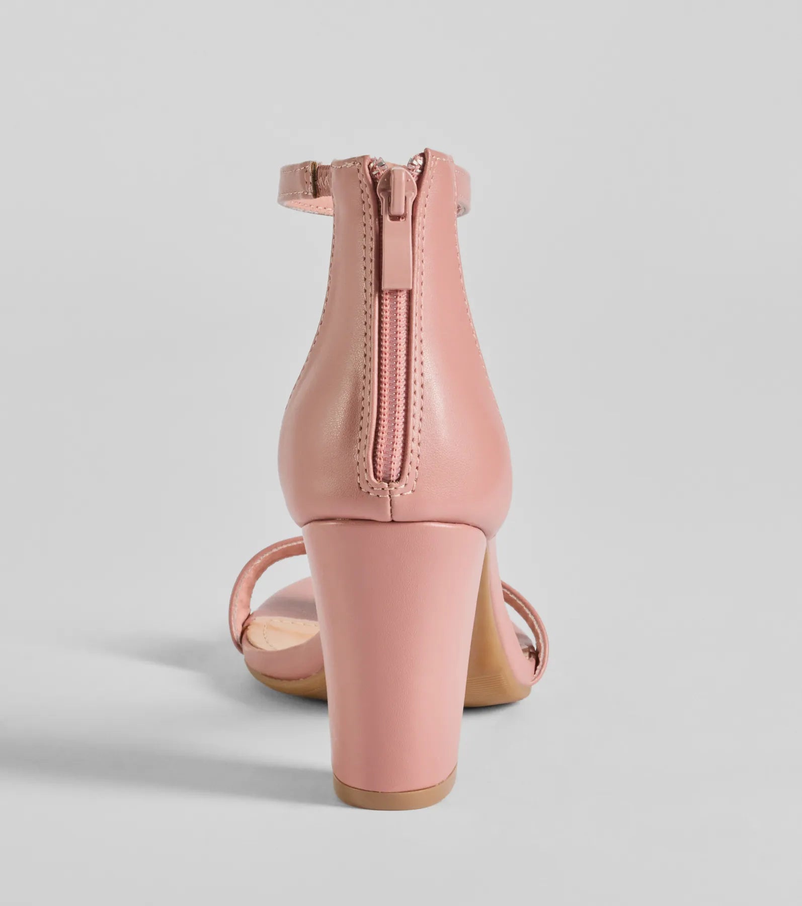 Compliment Staple Basic Faux Leather Block Heels - Image 4