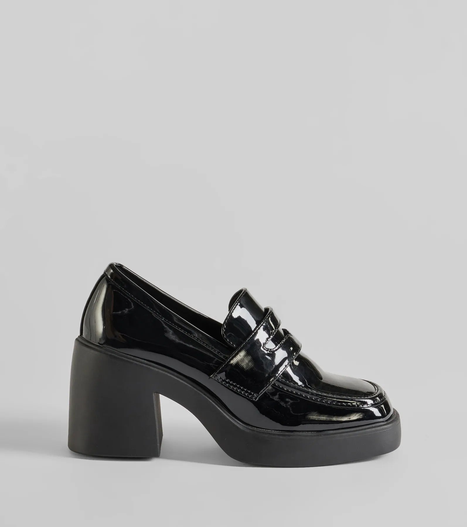 Girl On The Go Platform Block Heel Loafers - Image 2
