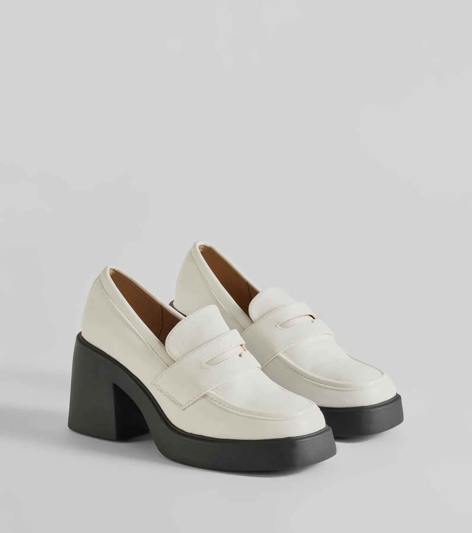 Girl On The Go Platform Block Heel Loafers - Image 10