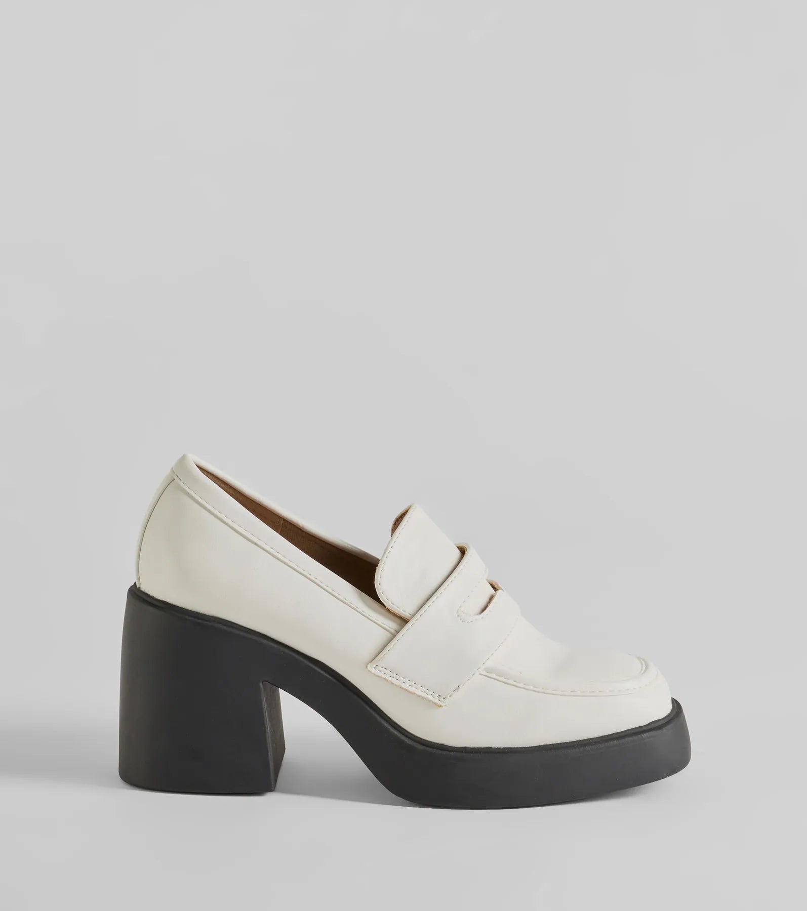 Girl On The Go Platform Block Heel Loafers - Image 11