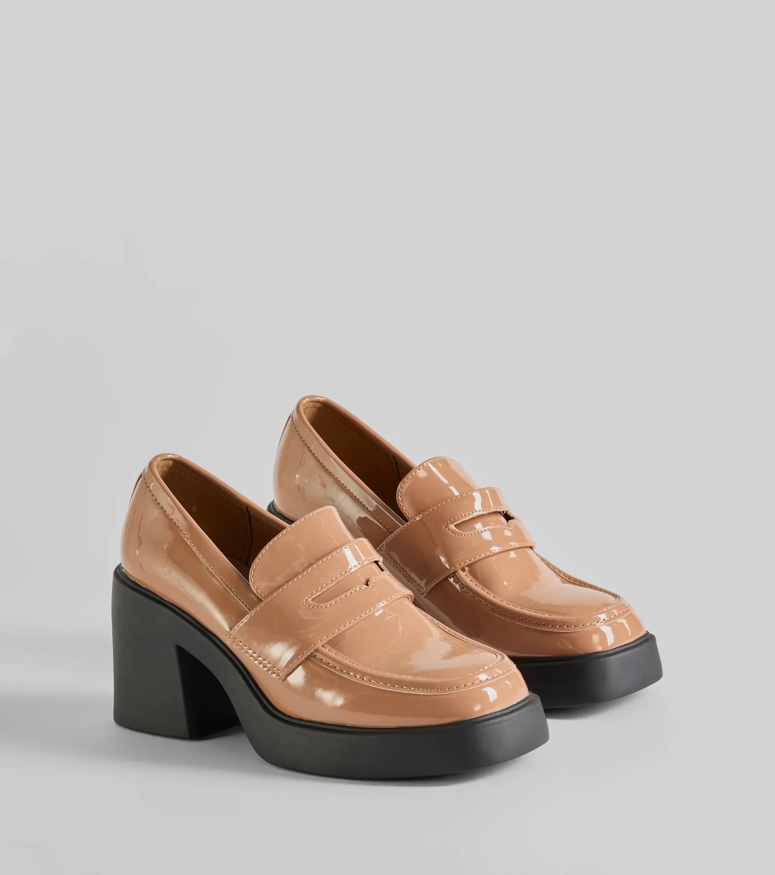 Girl On The Go Platform Block Heel Loafers - Image 5