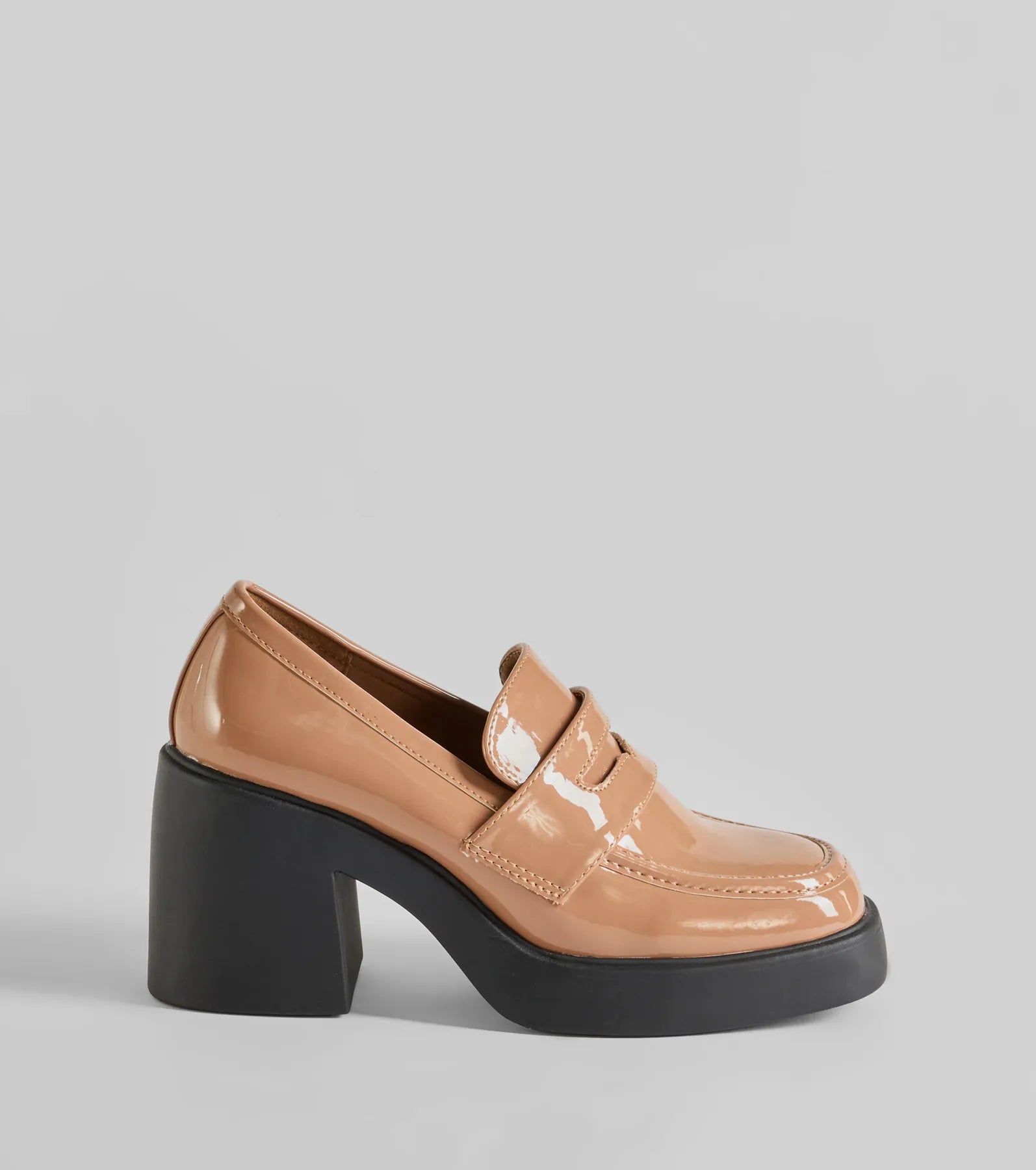 Girl On The Go Platform Block Heel Loafers - Image 6