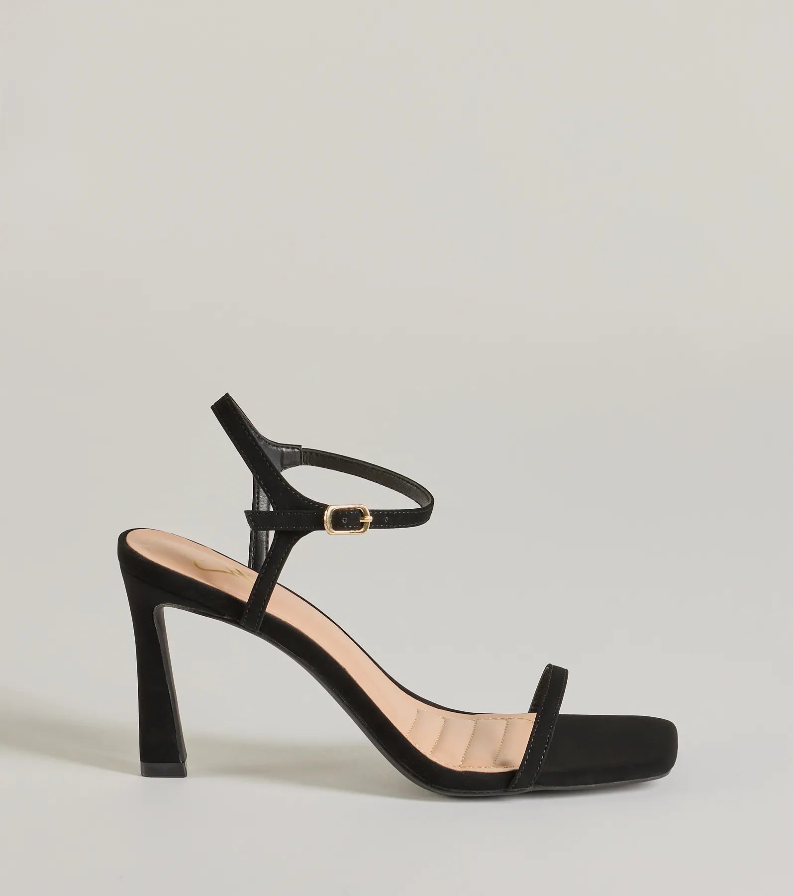 Style Pop Square Toe Nubuck Stiletto Heels - Image 13