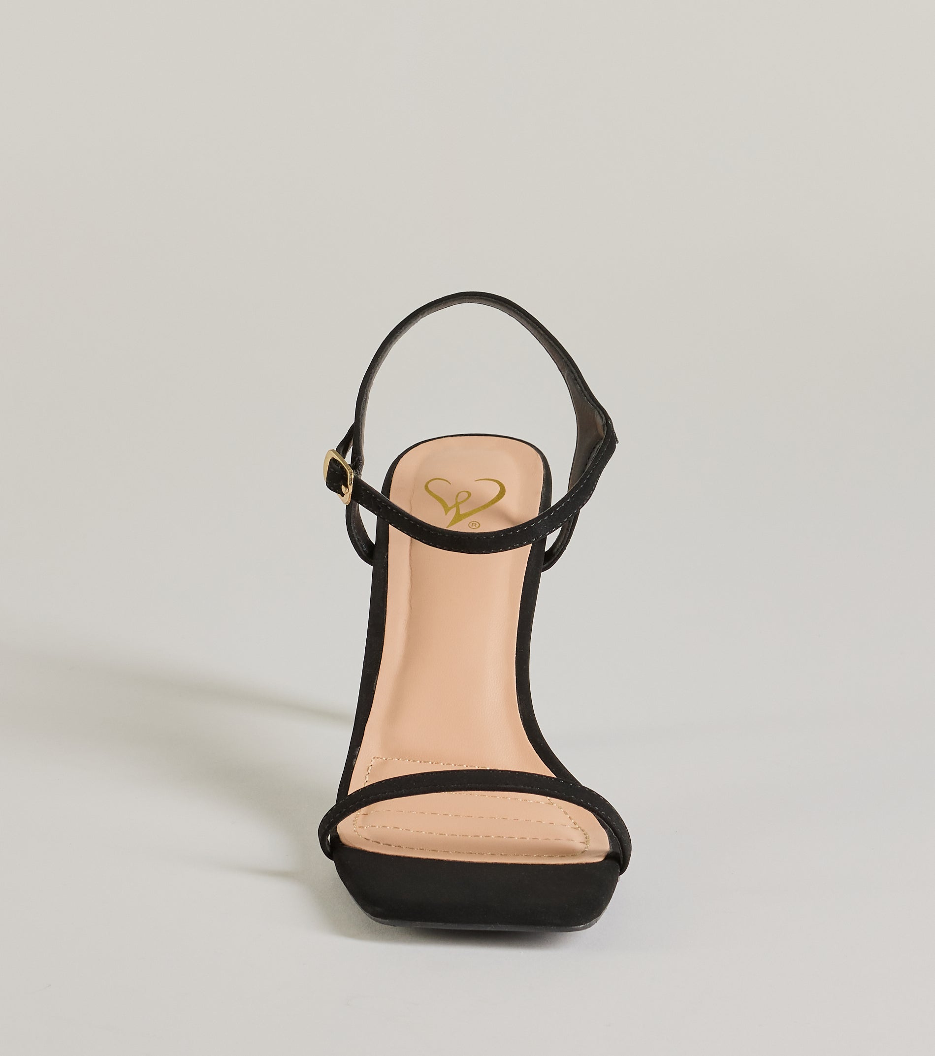 Style Pop Square Toe Nubuck Stiletto Heels - Image 3