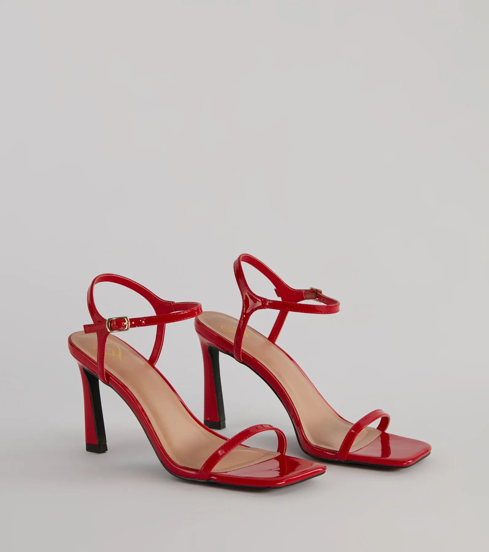 Style Pop Square Toe Nubuck Stiletto Heels - Image 5