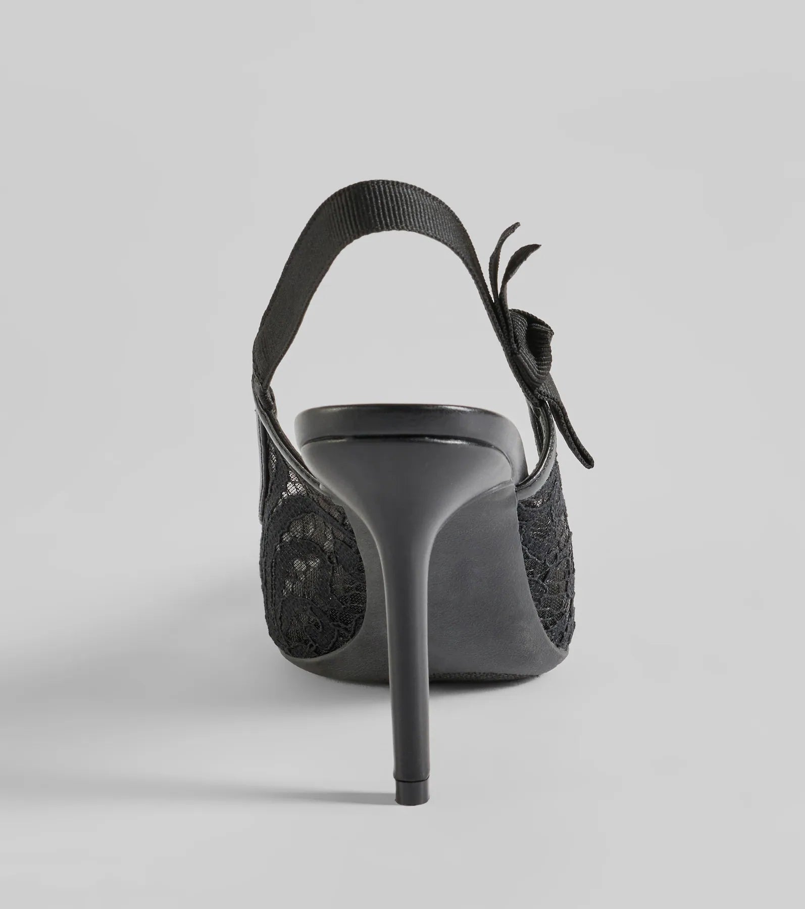 Sweet Cuties Lace Slingback Stiletto Pumps - Image 9