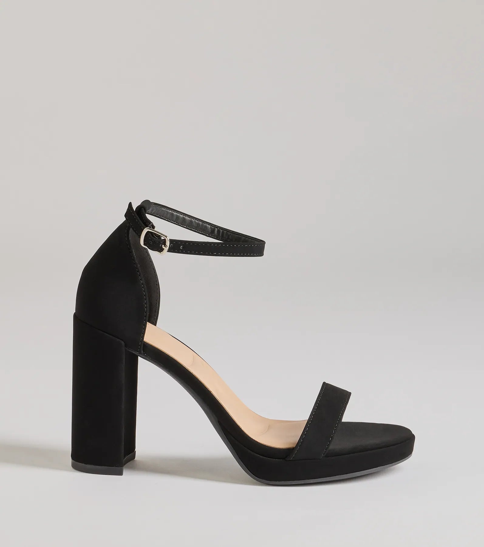 Classic Fave Faux Nubuck Block Heels - Image 2