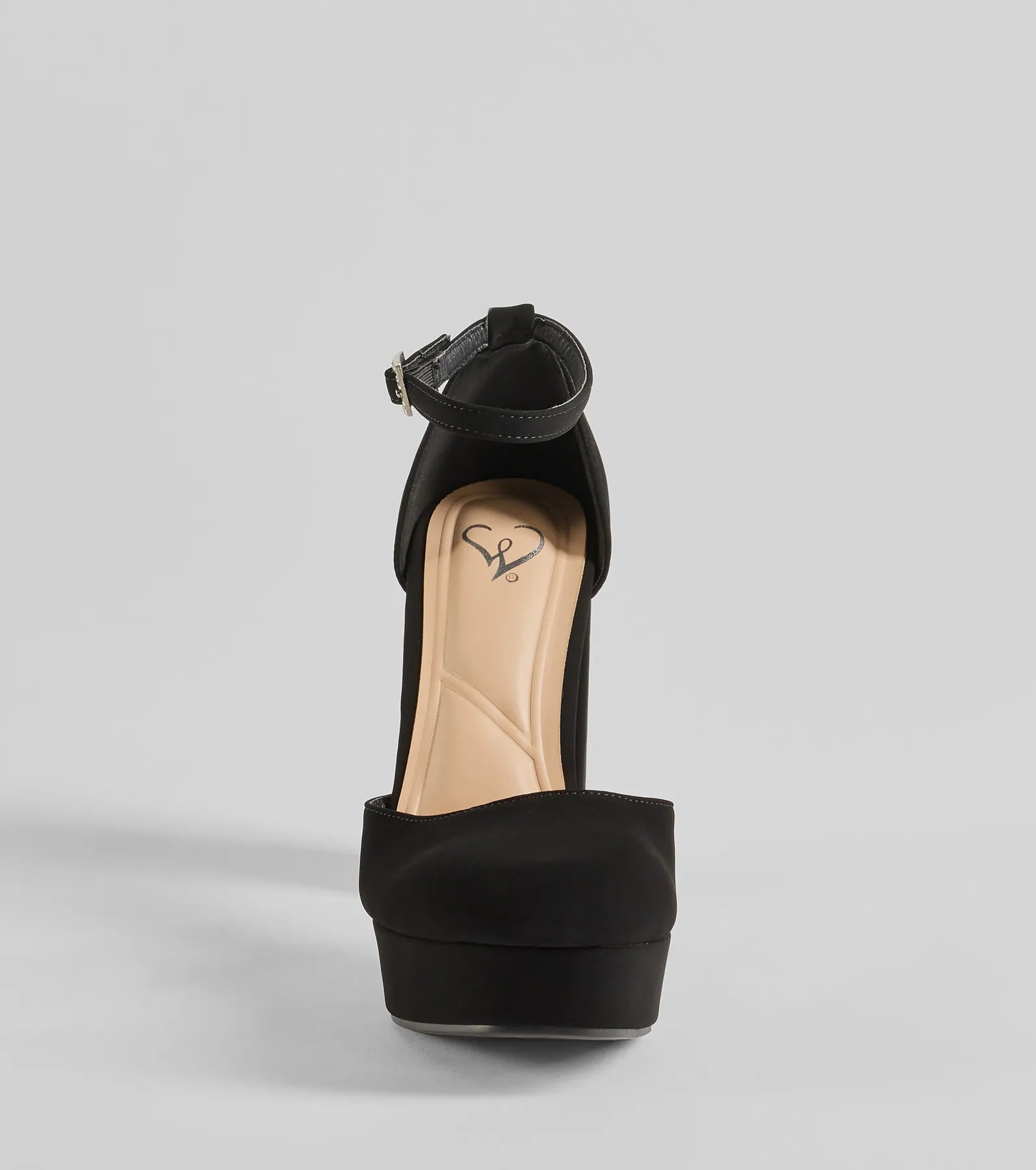 Vintage Glam Platform Mary Jane Heels - Image 3