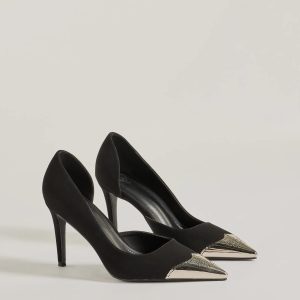 Country Chic Western Toe Cap Stiletto Pumps