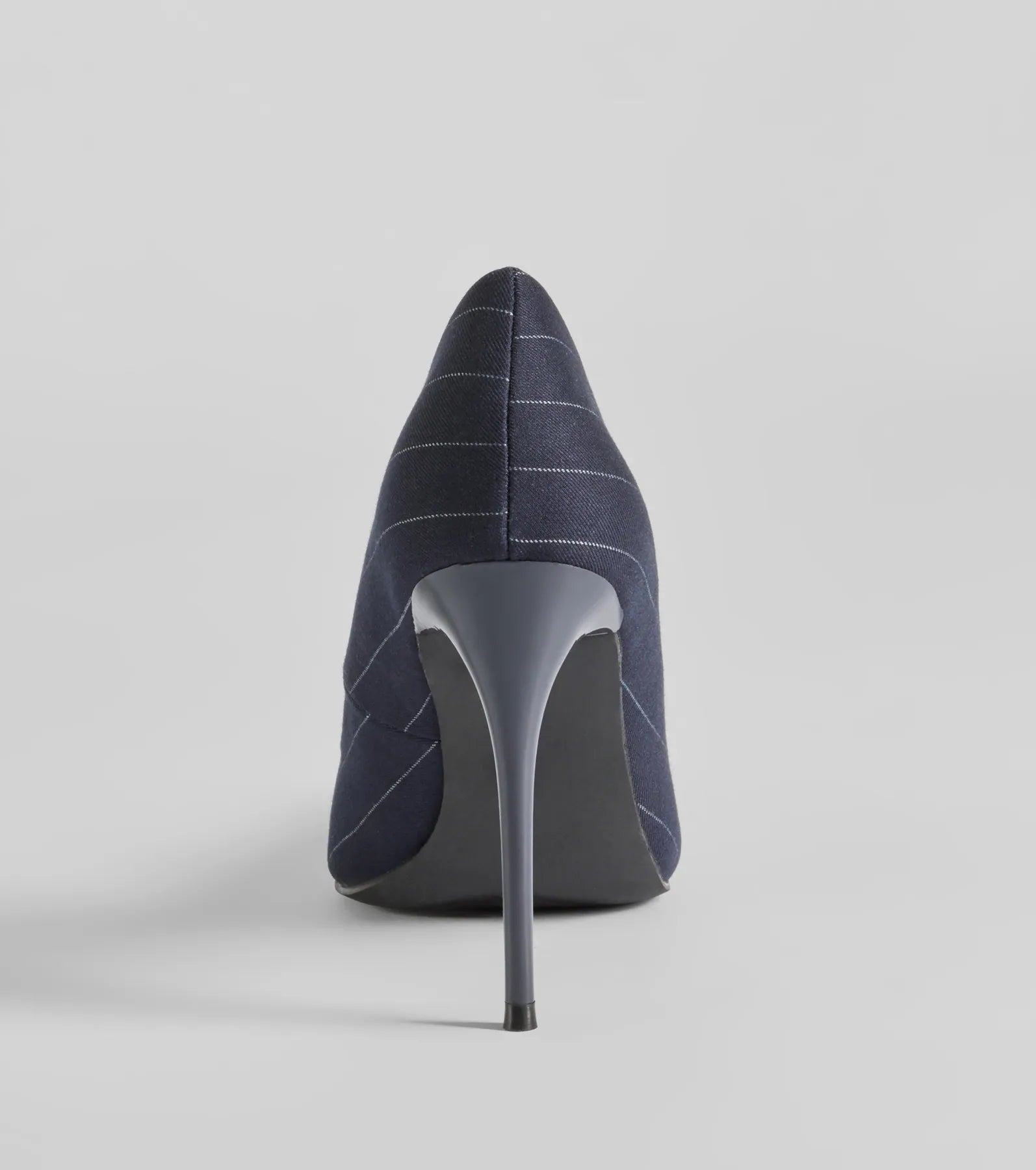 Pursuit Of Chic Pinstriped Stiletto Pumps - Image 4