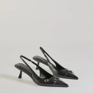 Raise The Bar Kitten Heel Mules