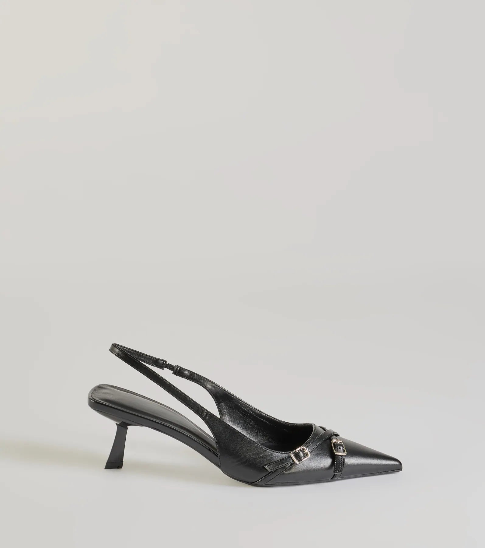 Raise The Bar Kitten Heel Mules - Image 2