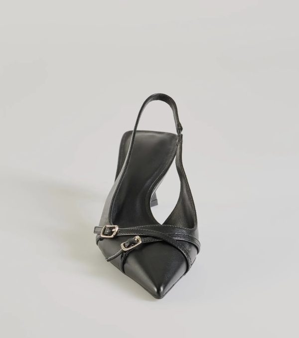 Raise The Bar Kitten Heel Mules - Image 3