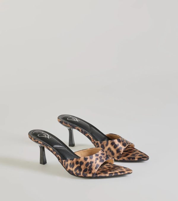 Wild Instinct Kitten Stiletto Heels - Image 5