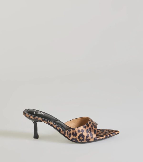 Wild Instinct Kitten Stiletto Heels - Image 6