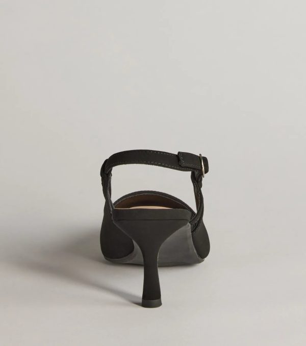 Forever Chic Pointed-Toe Slingback Kitten Heels - Image 4