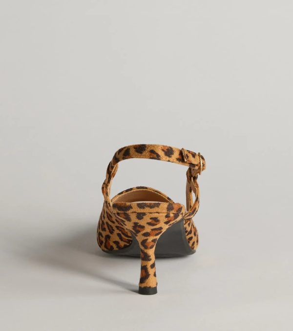 Forever Chic Pointed-Toe Slingback Kitten Heels - Image 8