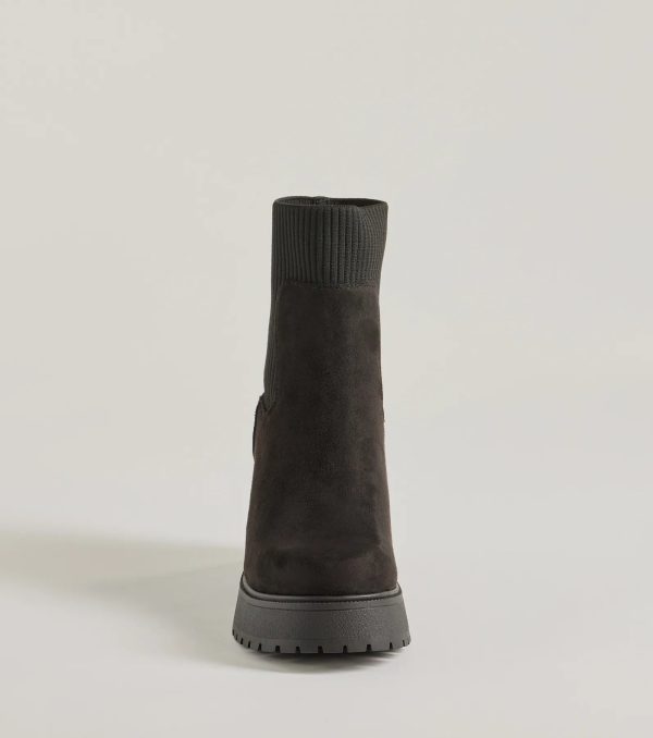 Cool-Girl Edge Platform Block Heel Booties - Image 3