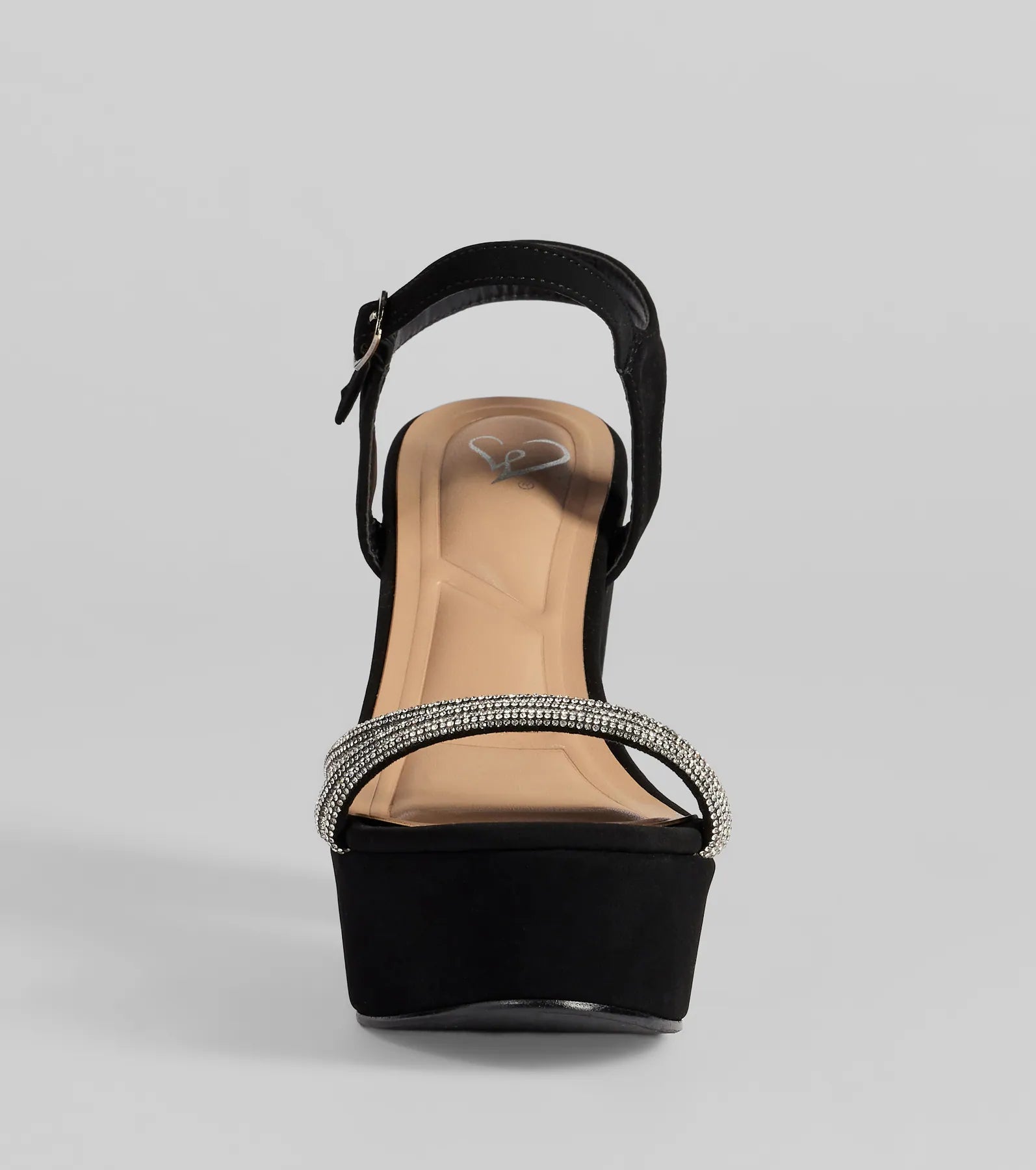 Dazzling Spotlight Rhinestone Platform Heels - Image 3