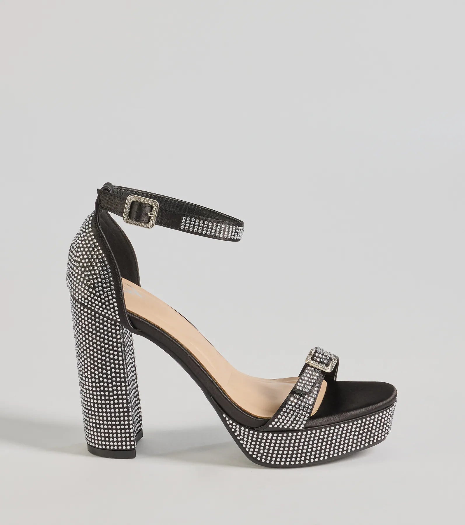 Endless Glow Rhinestone Platform Heels - Image 10